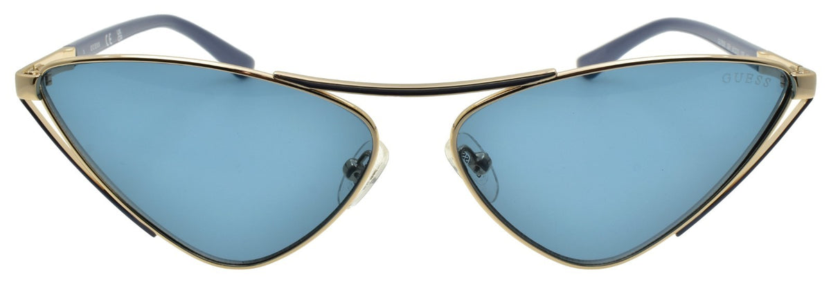 GUESS GU7826 32V  Women's Sunglasses Cat Eye Retro Gold / Blue