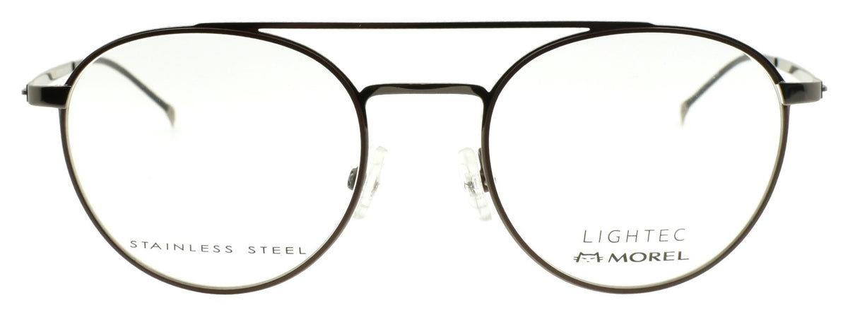 LIGHTEC 30093L MG11 Morel Men's Eyeglasses Frames Aviator 50-20-145 Brown France