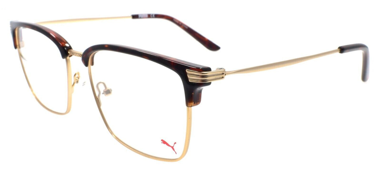 PUMA PE0089O 002 Eyeglasses Frames 54-17-140 Havana / Gold