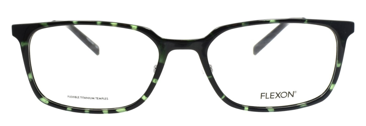 Flexon EP8003 340 Men's Glasses Frames Olive Tortoise 55-18-145 Titanium Temples