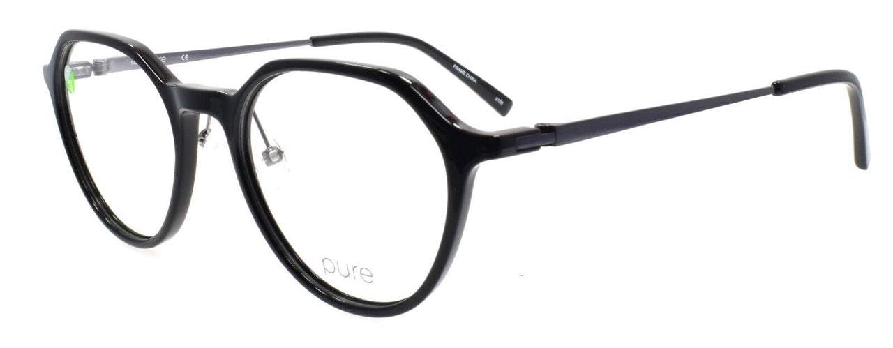 Airlock P-2011 001 Pure Men's Eyeglasses Frames 51-19-145 Black