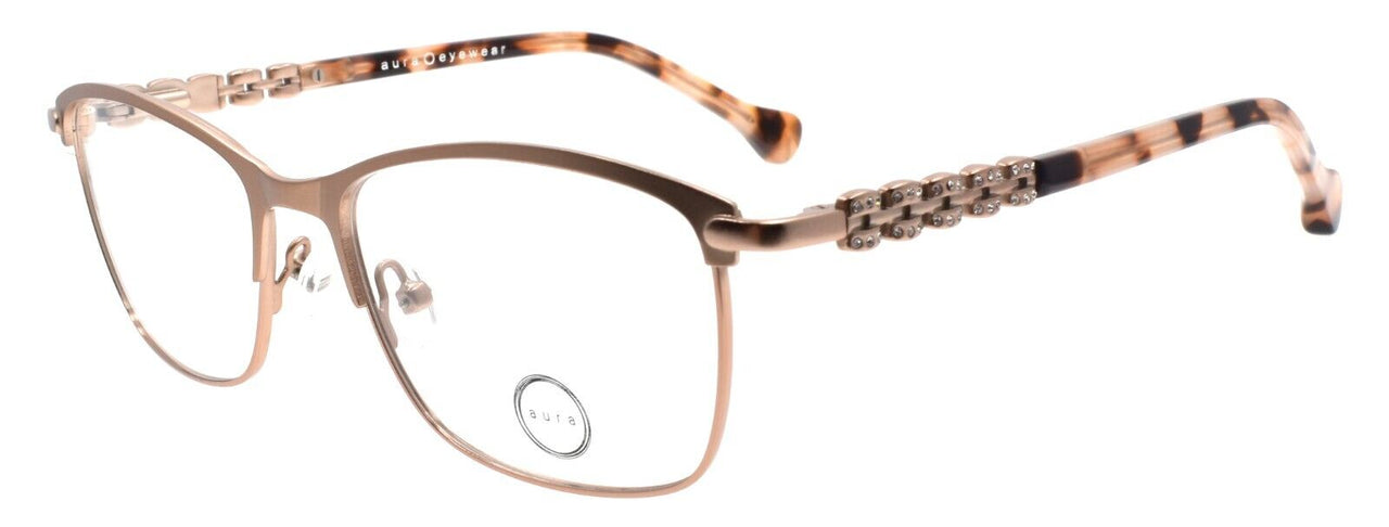 Aura Eyewear Rosedale Women's Eyeglasses Frames 52-17-135 Rose Gold