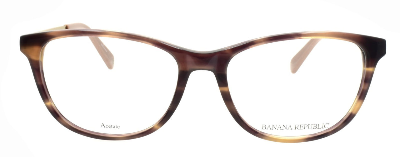 Banana Republic BR221 GMV Women's Eyeglasses Frames 52-16-140 Horn Brown1