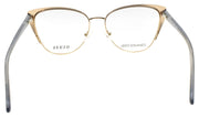 GUESS GU50121 020 Women's Glasses Frames Cat Eye 55-16-145 Gray / Gold Pattern3