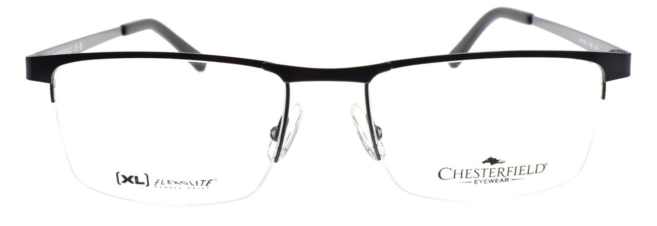 Chesterfield CH113 XL FRE Men's Eyeglasses Frames Half-rim 55-19-150 Matte Gray