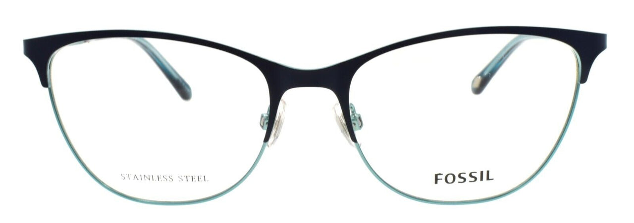 Fossil FOS 7134/G FLL Women's Eyeglasses Frames 53-17-140 Matte Blue