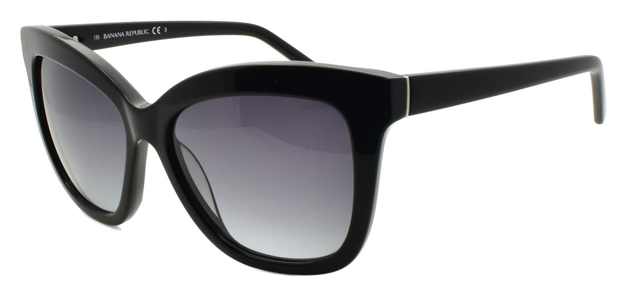 Banana Republic Daria /S 807 F8 Women's Sunglasses Cat Eye Black / Gray Gradient