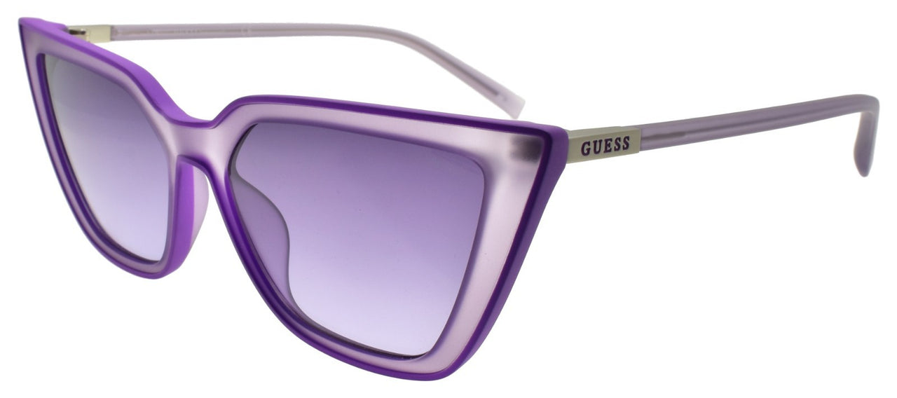 GUESS GU3062 81Z Women's Sunglasses Cat Eye Matte Purple / Purple Gradient