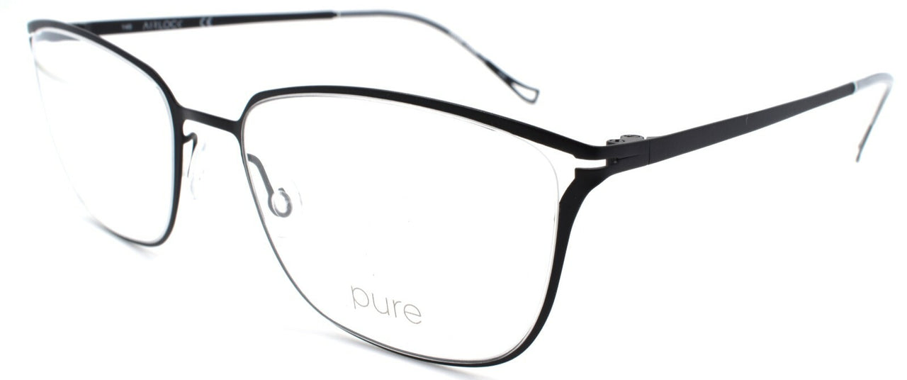 Airlock Pure 5003 001 Women's Eyeglasses Frames Titanium 53-18-140 Black