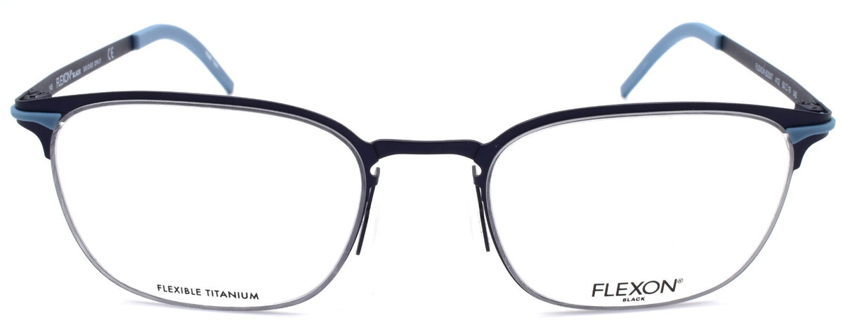 Flexon B2007 412 Men's Eyeglasses Frames Navy 50-19-145 Flexible Titanium