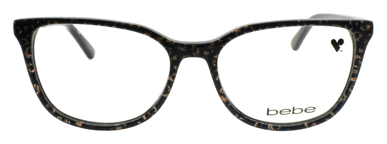 Bebe BB5201 400 Women's Eyeglasses Frames Acetate 53-16-135 Blue Animal