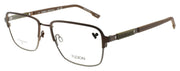 Flexon E1155 206 Men's Eyeglasses Matte Coffee Brown 54-17-145 Flexible Titanium0