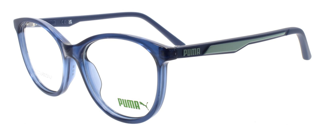 PUMA PU0372O 002 Women's Eyeglasses Frames 55-16-140 Blue