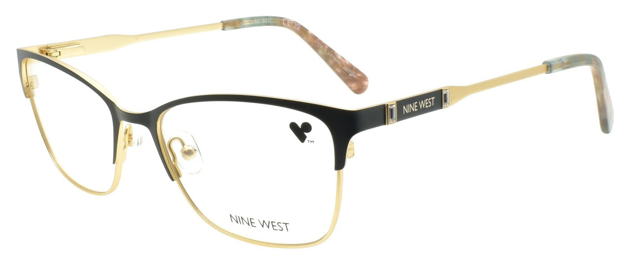 Nine West NW1106 N 340 Women's Eyeglasses Frames 52-17-140 Emerald / Gold