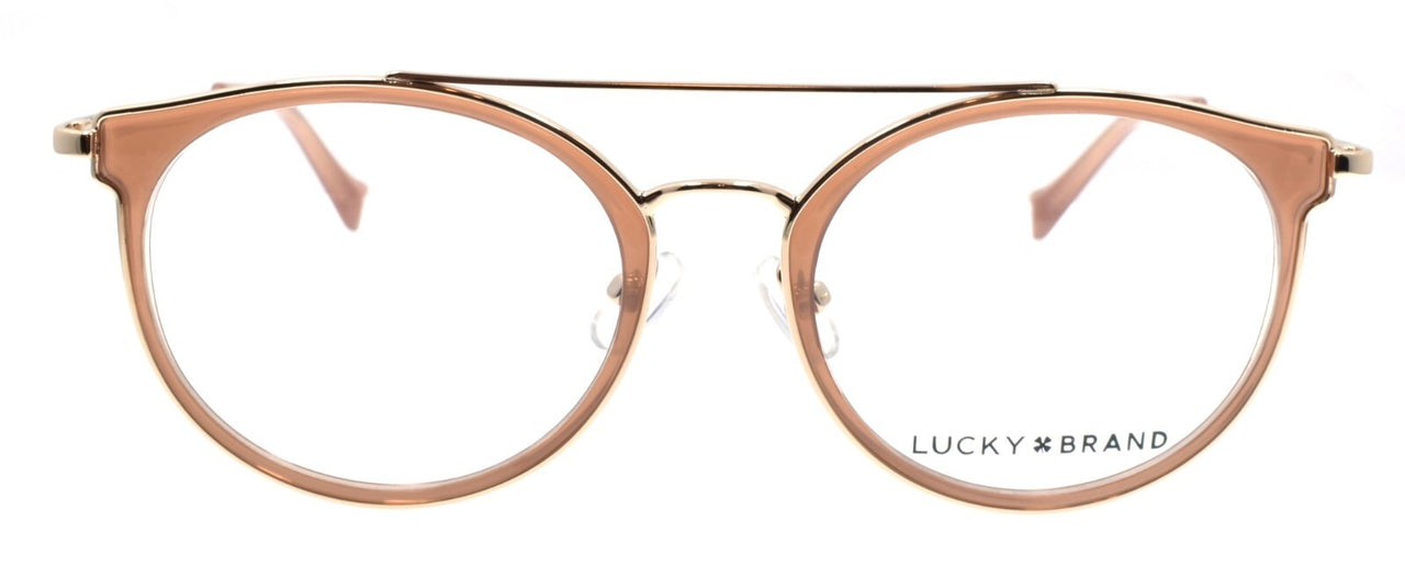 LUCKY BRAND D117 Women's Eyeglasses Frames Aviator 51-19-140 Beige