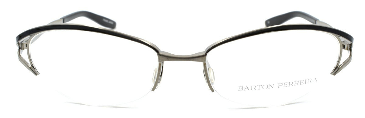 Barton Perreira Eliza Women's Eyeglasses Frames 53-17-125 Jet / Antique Silver