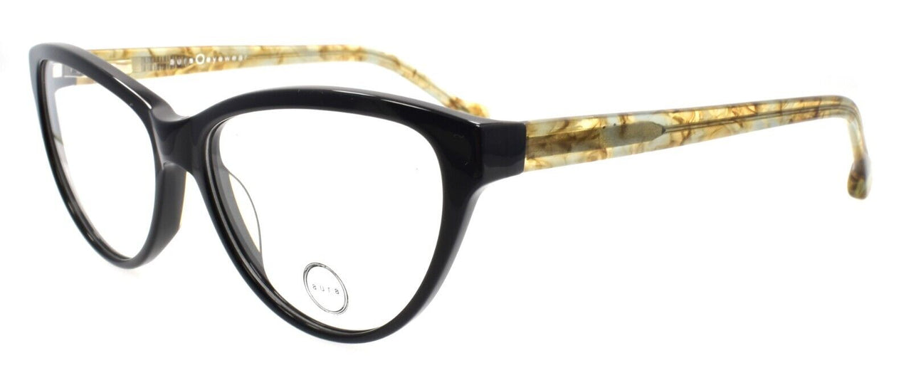 Aura Eyewear Talullah BLK Women's Eyeglasses Frames Cat Eye 56-15-140 Black