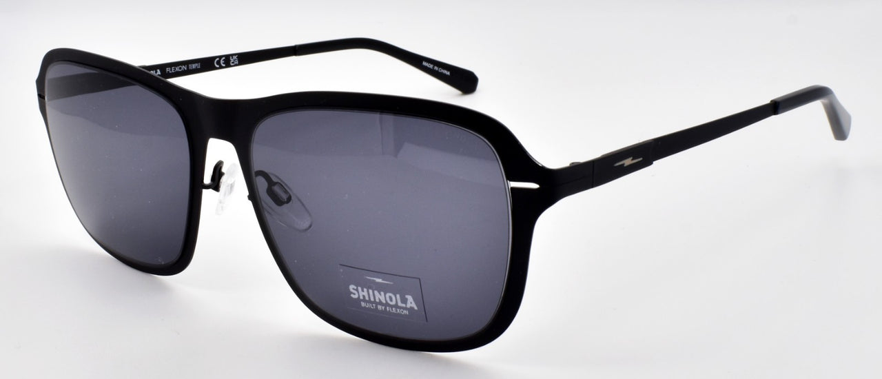 Shinola by Flexon SH3101S 001 Men's Sunglasses 57-17-145 Matte Gunmetal / Gray0