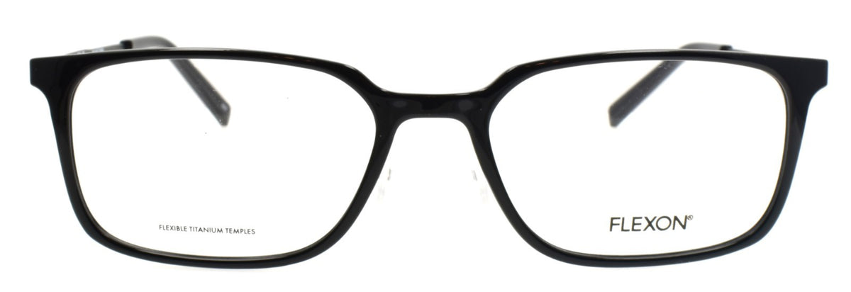 Flexon EP8003 001 Men's Eyeglasses Frames Black 55-18-145 Titanium Temples