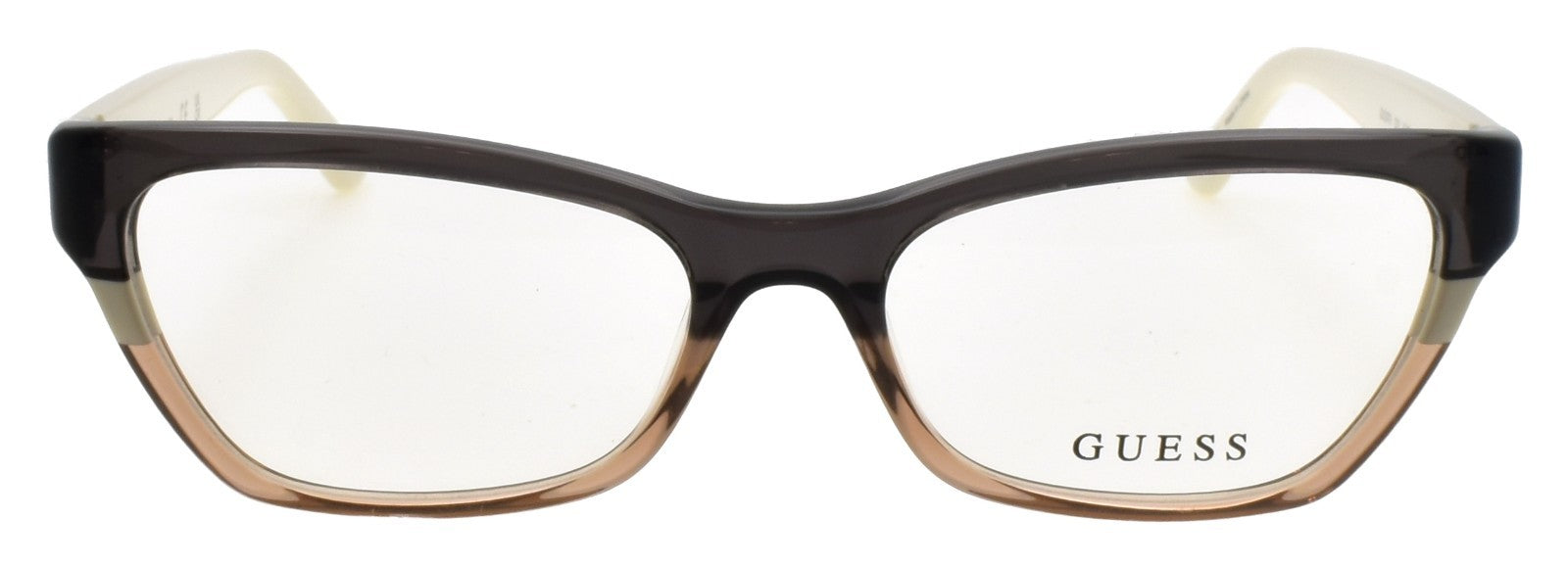GUESS GU2979 020 Women's Eyeglasses Frames Cat Eye 52-16-140 Gray / Ivory1