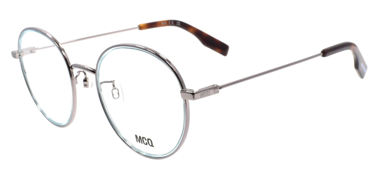 McQ Alexander McQueen MQ0316O 002 Eyeglasses Frames 49-22-140 Ruthenium