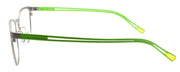 Airlock Pure P-4014 074 Eyeglasses Frames Titanium 50-19-145 Gunmetal / Green2