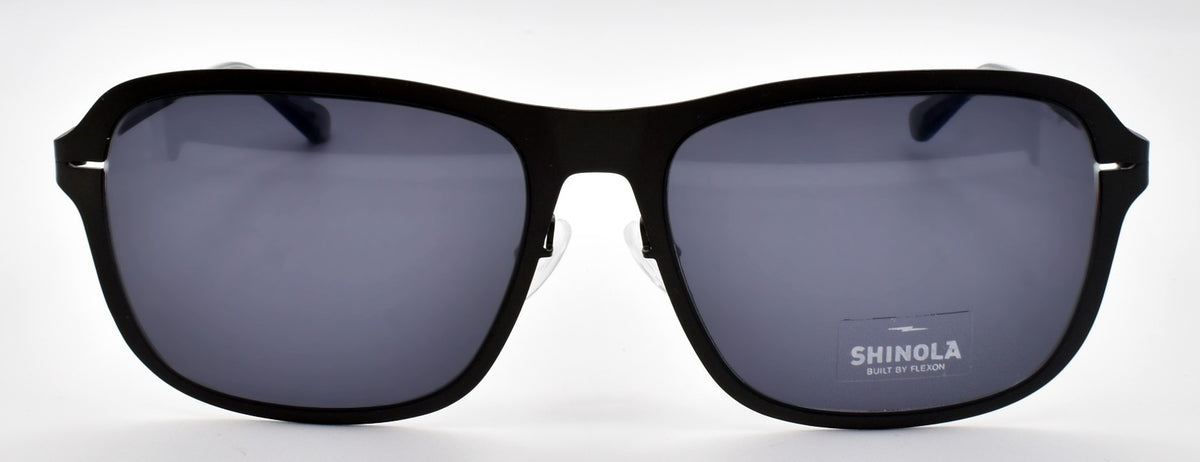 Shinola by Flexon SH3101S 070 Men's Sunglasses 57-17-145 Satin Gunmetal / Gray