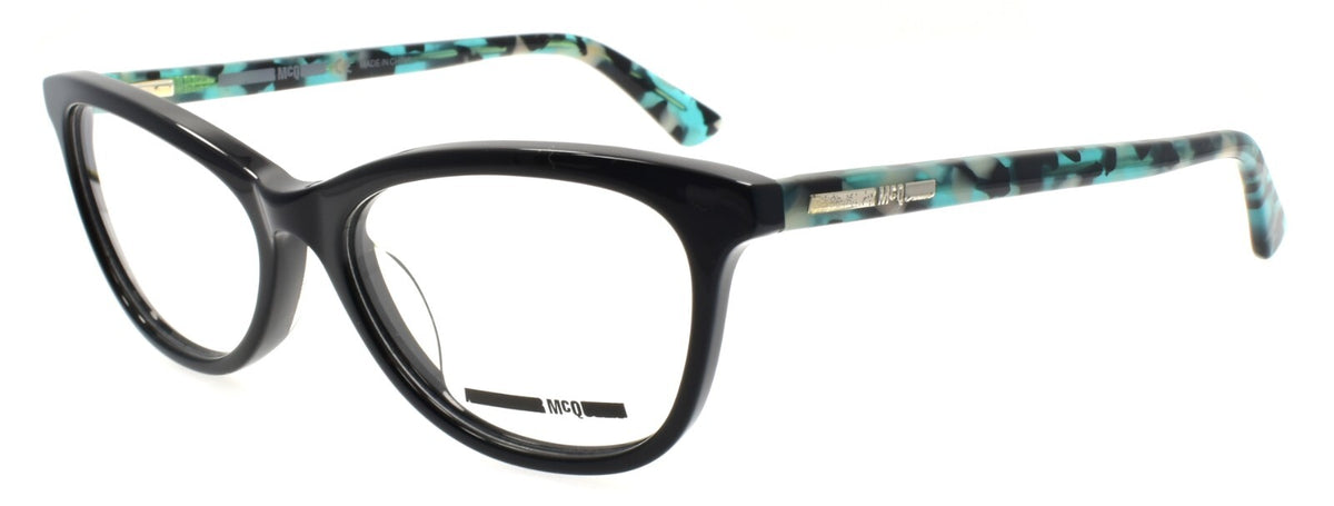 McQ Alexander McQueen MQ0112OP 004 Women's Eyeglasses Frames 51-16-140 Black