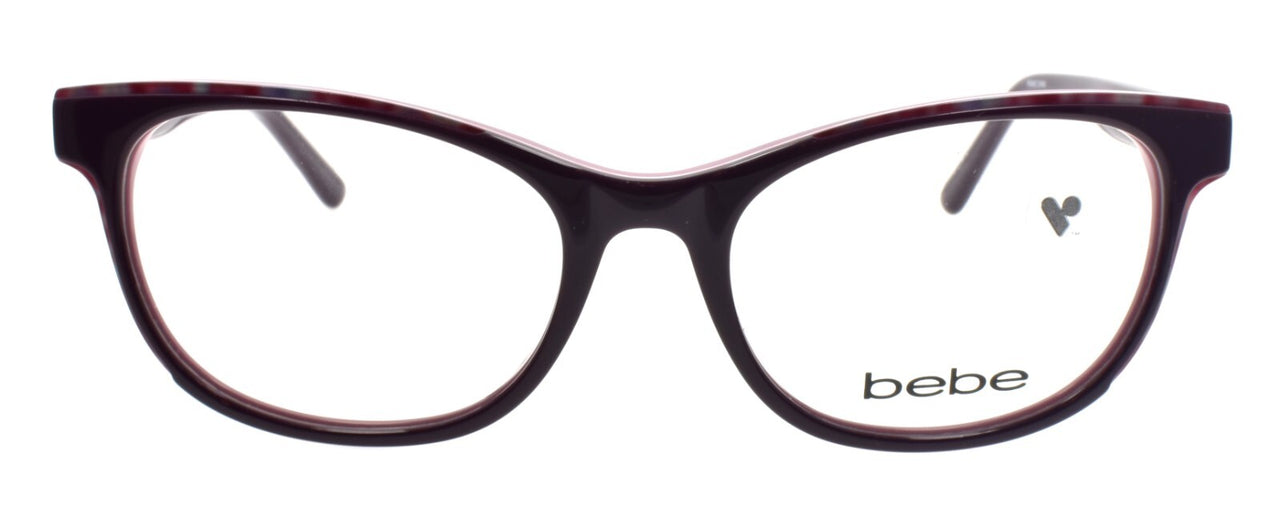 Bebe BB5198 800 Women's Eyeglasses Frames 51-17-135 Plum / Crystals