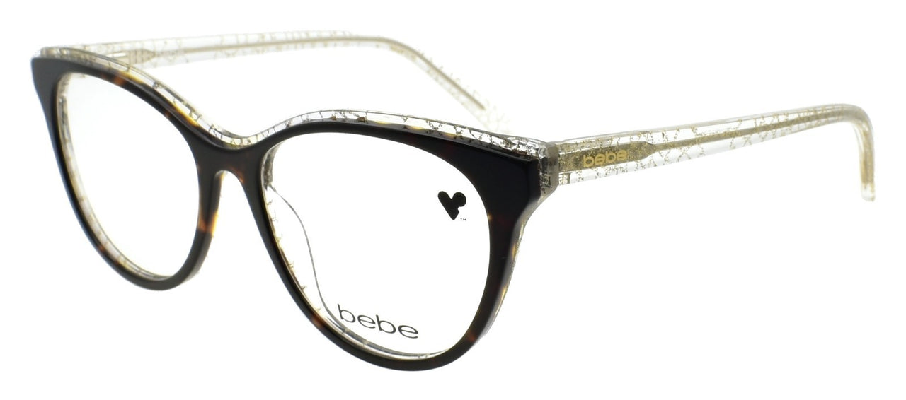 Bebe BB5189 240 Women's Eyeglasses Frames 55-17-135 Tortoise / Gold Sparkles