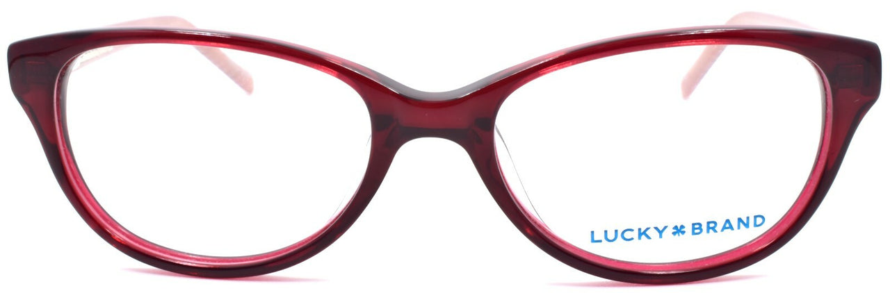 LUCKY BRAND D701 Kids Girls Eyeglasses Frames 46-15-125 Burgundy