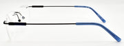 Airlock Crop 201 002 Men's Eyeglasses Frames Rimless 54-18-145 Satin Black2