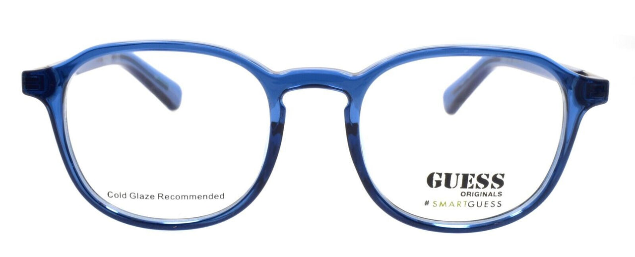 GUESS GU8251 090 Eyeglasses Frames 48-19-145 Shiny Blue