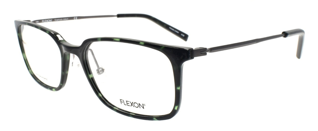 Flexon EP8003 340 Men's Glasses Frames Olive Tortoise 55-18-145 Titanium Temples