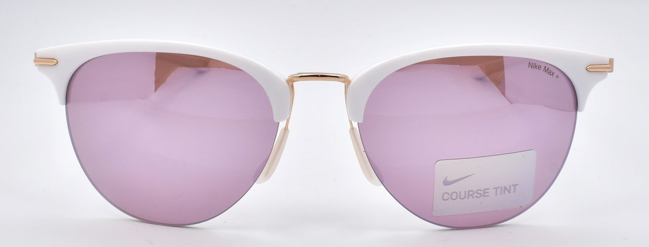Nike Divot E EV24039 101 Women's Sunglasses Half-rim  Summit White / Course Tint
