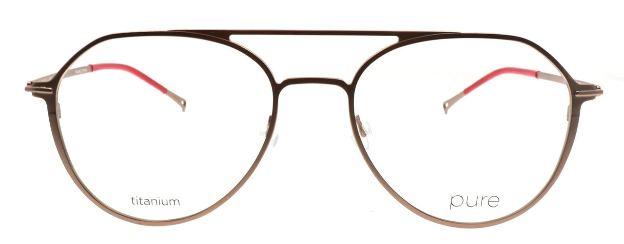 Airlock Pure P-4010 770 Men's Eyeglasses Aviator Titanium 53-18-140 Rose Gold1