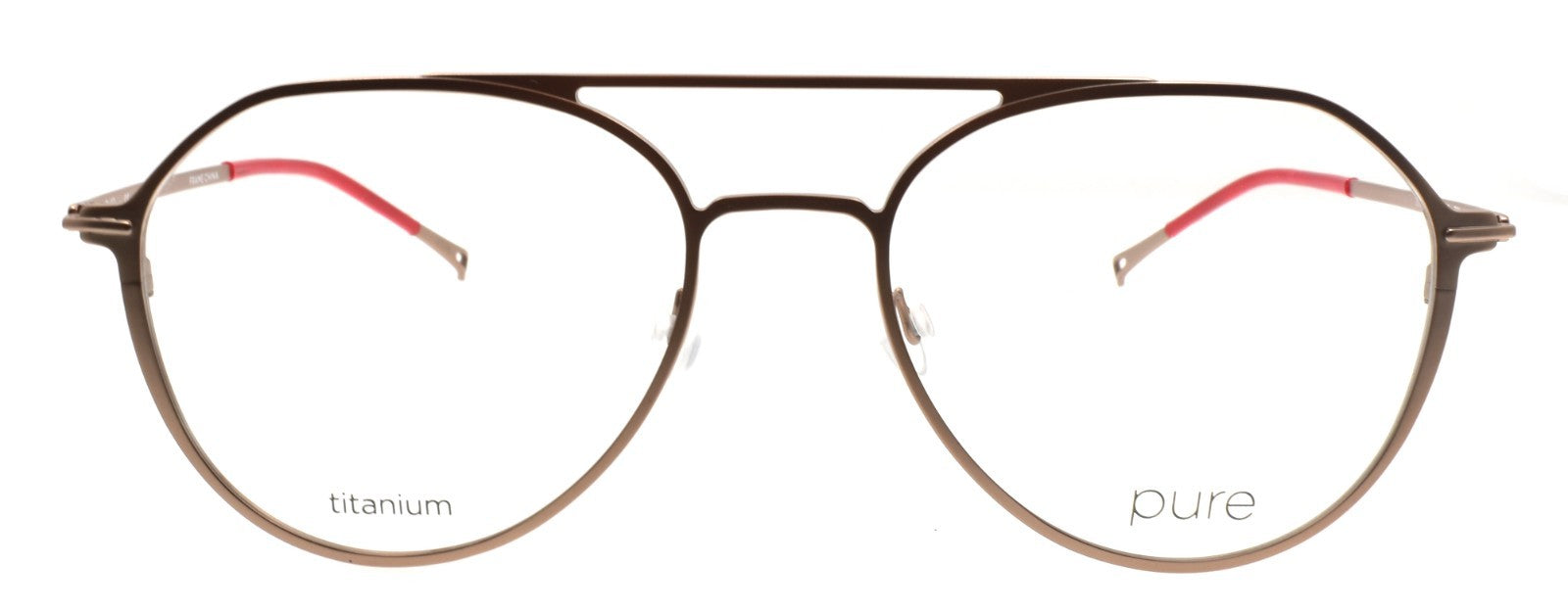 Airlock Pure P-4010 770 Men's Eyeglasses Aviator Titanium 53-18-140 Rose Gold1
