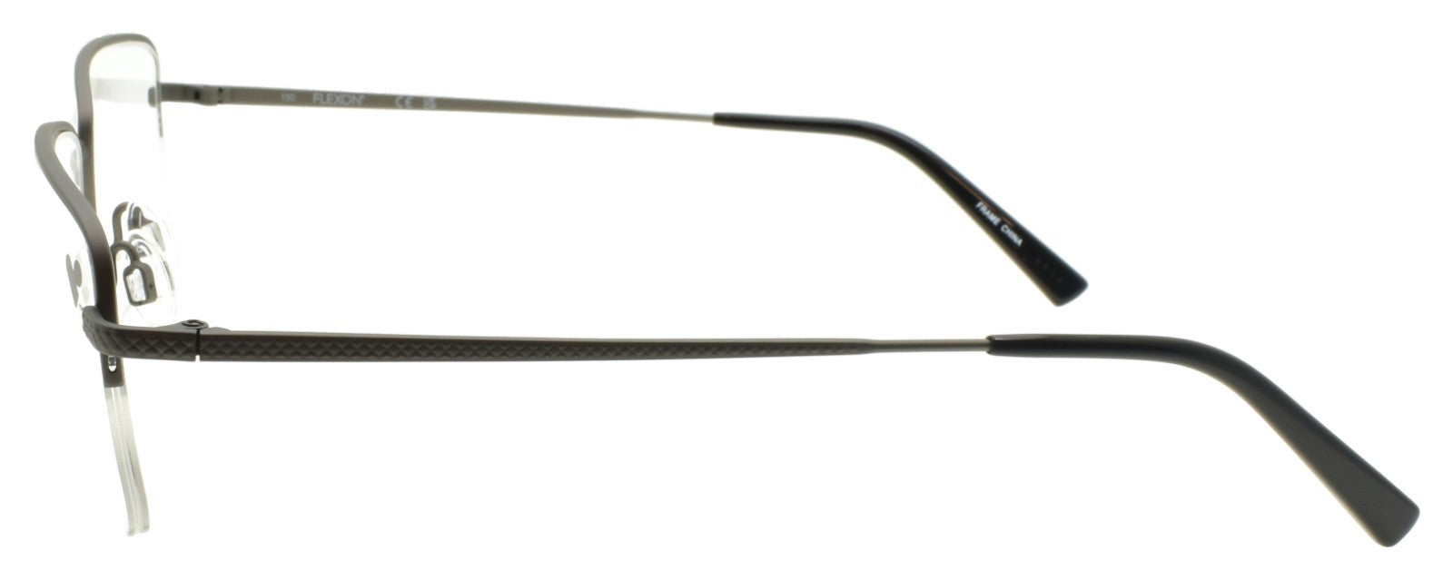 Flexon H6073 070 Men's Glasses Frames Half-rim Satin Gunmetal 59-18-150 Titanium2