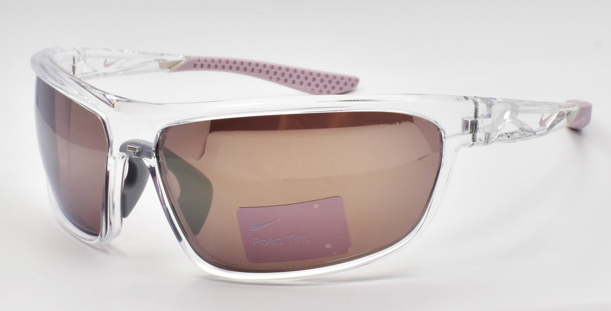 Nike Windtrack Run E EV24004 900 Men's Sunglasses Wraparound Clear / Road Tint