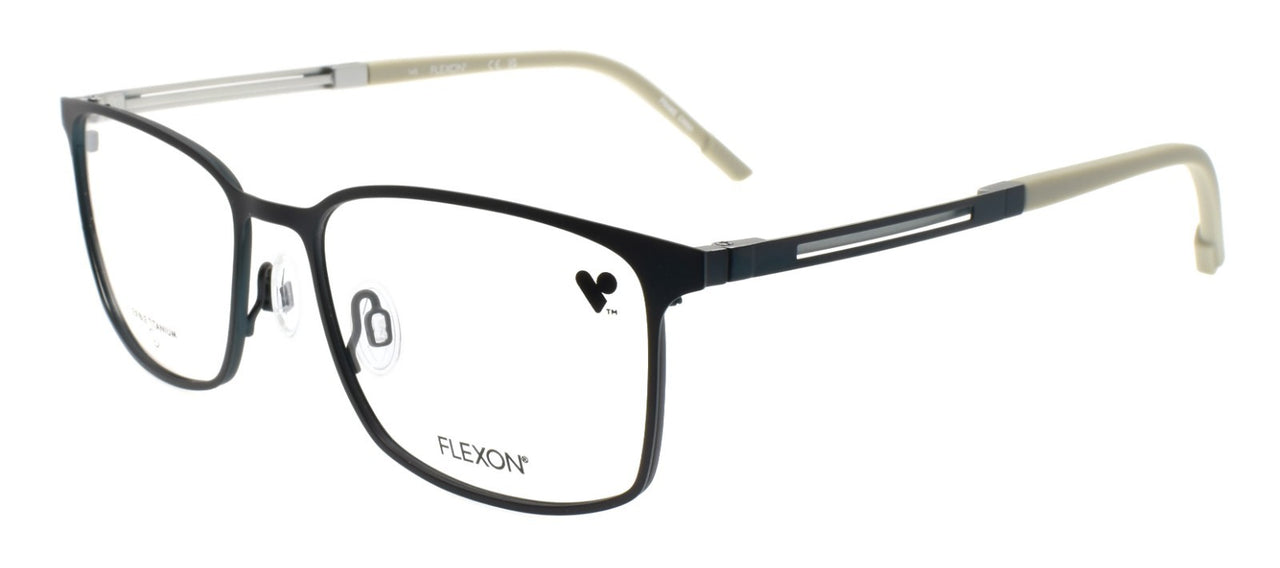 Flexon E1149 415 L Men's Glasses Matte Marine / Gray 56-18-145 Flexible Titanium