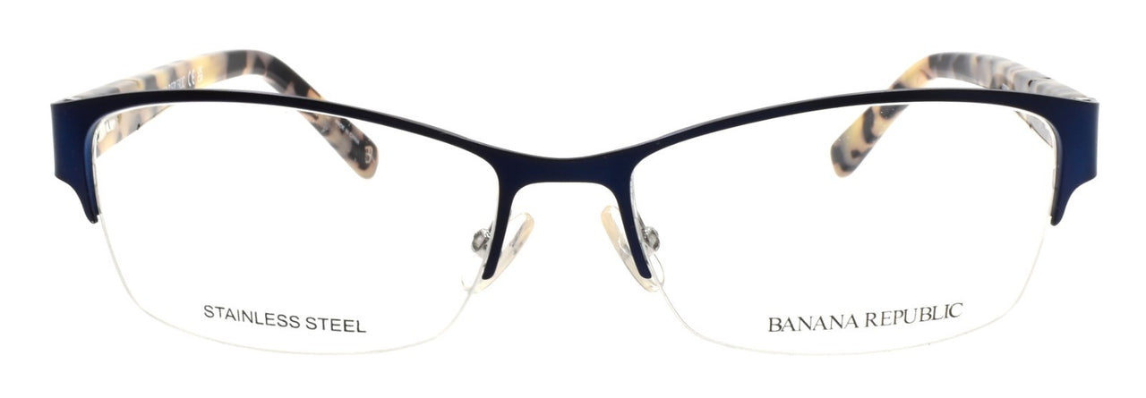Banana Republic Jordyn DA4 Women's Eyeglasses Frames Half-rim 52-16-130 Navy