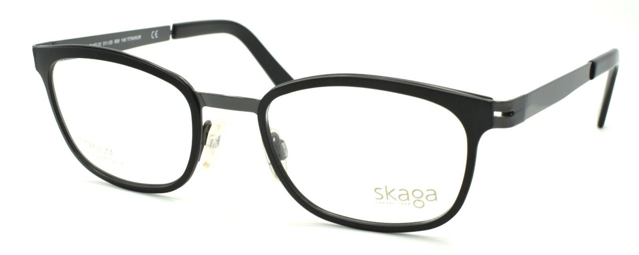 Skaga 2540-U Daelvi 509 Men's Eyeglasses Frames TITANIUM 51-20-140 Gunmetal