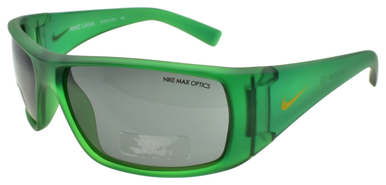 Nike Lava EV0818 337 Sunglasses Matte Pine Green / Gray Youth Fit Sports