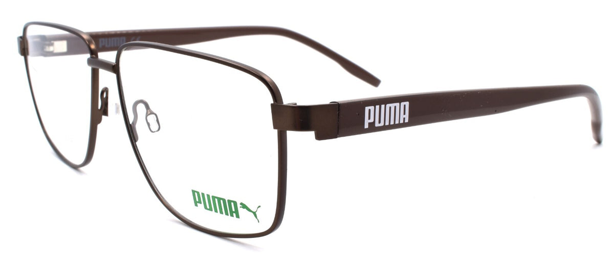 PUMA PE0145O 002 Men's Eyeglasses Frames 54-13-140 Brown
