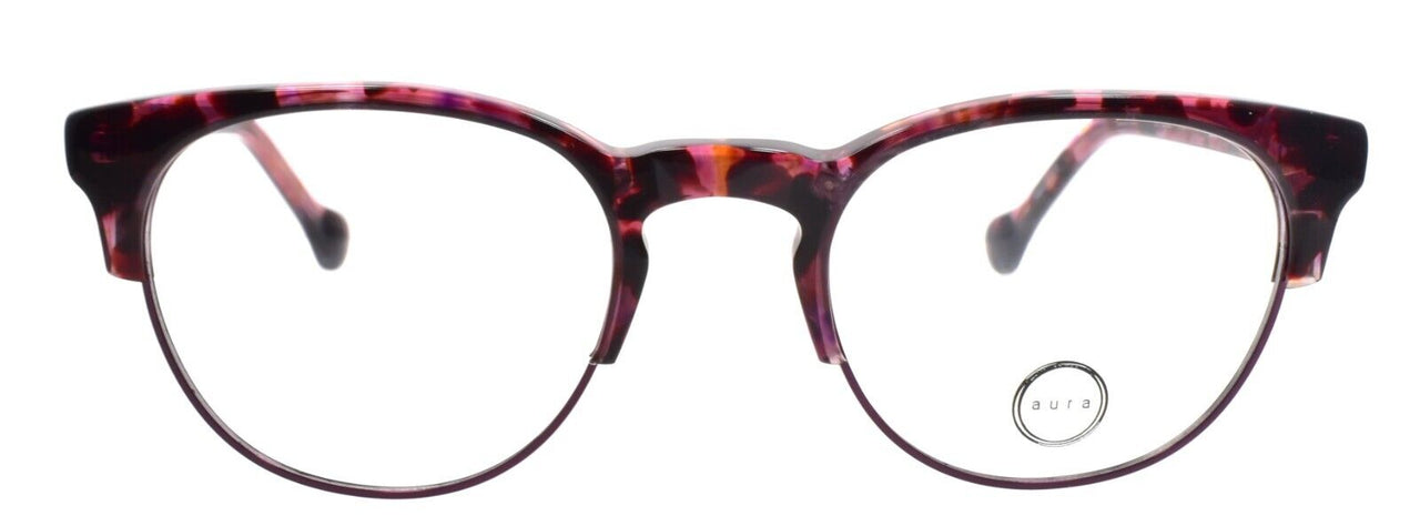 Aura Eyewear Daisy PUR Women's Eyeglasses Frames 48-21-140 Purple Havana