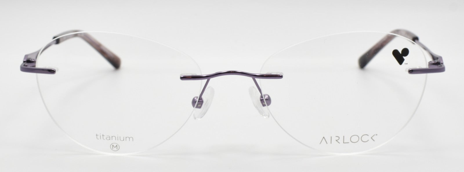 Airlock Patina 203 532 Women's Eyeglasses Frames Rimless 53-18-140 Lilac1