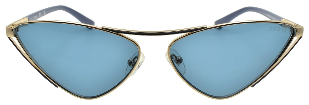 GUESS GU7826 32V  Women's Sunglasses Cat Eye Retro Gold / Blue
