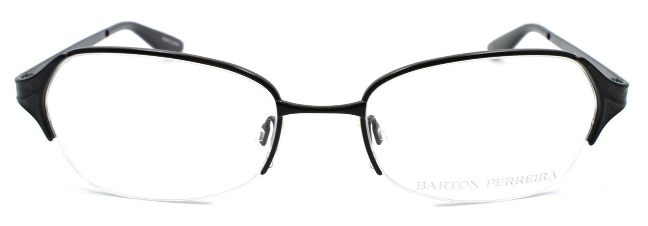 Barton Perreira Valera Women's Eyeglasses Half-rim 50-18-135 Black / Snake