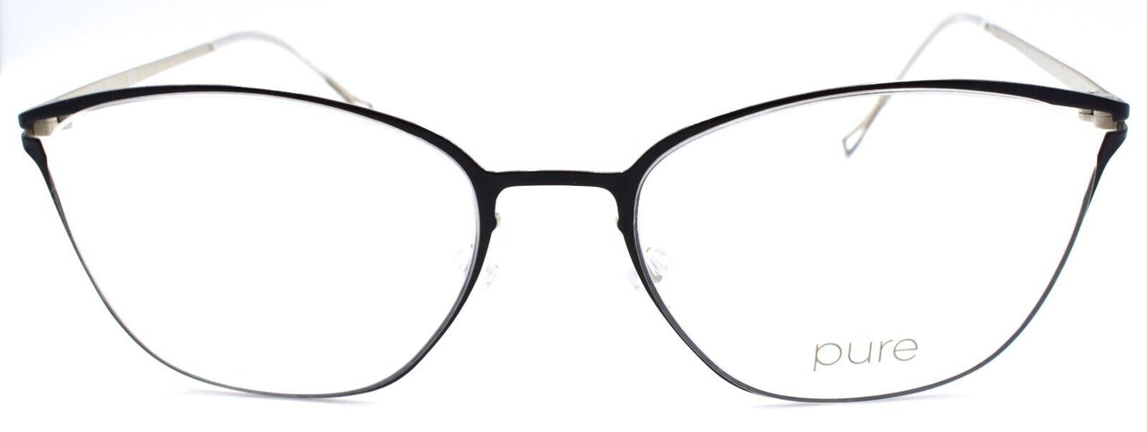 Airlock 5002 001 Women's Eyeglasses Frames Titanium 52-17-140 Black