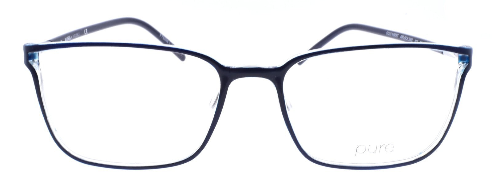 Airlock Pure 2002 412 Men's Eyeglasses Frames 55-17-145 Navy Blue1